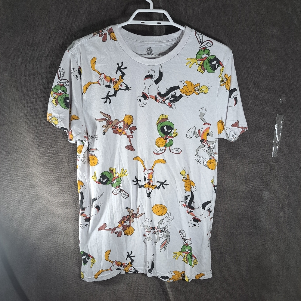 Aeropostale x Space Jam A New Legacy Characters Print White Graphic Tee G M